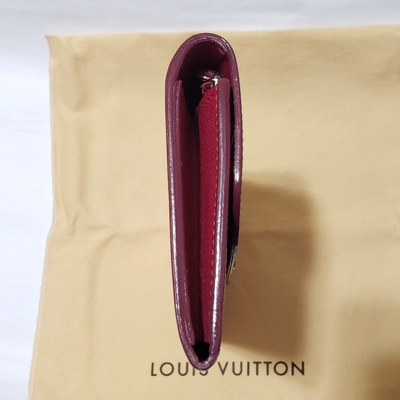 Christmas SALE Auth. Great Condition Louis Vuitton Emilie Fuschia Long Wallet - Picture 5 of 10